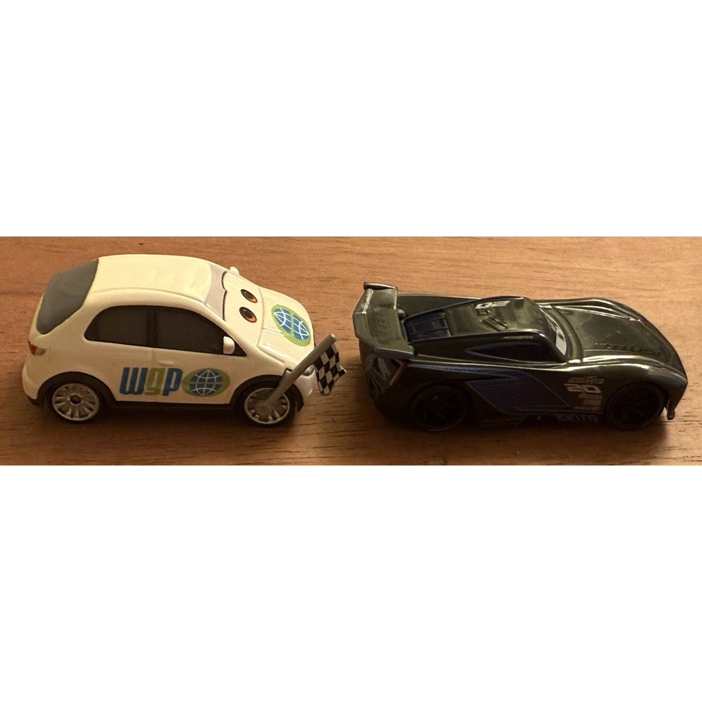Jackson Storm No.20 Toy Car 1:55 Pixar Cars Diecast + Erik Lanely Disney Movie - Picture 5 of 7